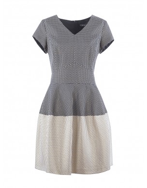 Sukienka w Złote Groszki, Wizytowa