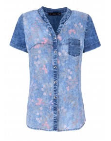 Bluzka Rosa z Tencla Jeansowa