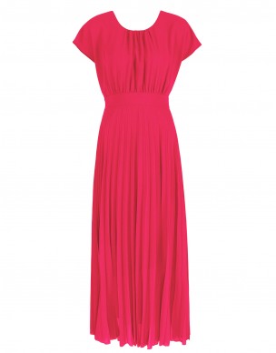 Suknia Plisowana Wizytowa Marianna