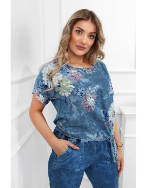 Bluzka Denim Tencel Haremia