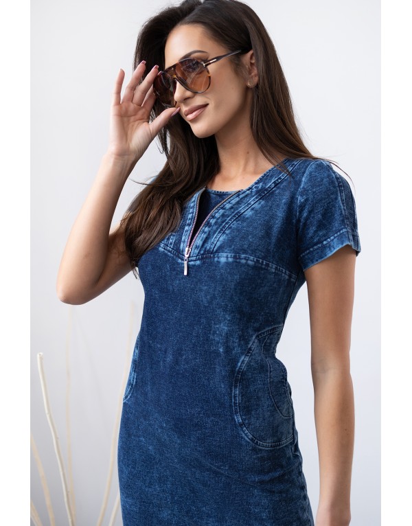 Sukienka Dżinsowa Dzianina Emilia  Producent: Agata Re