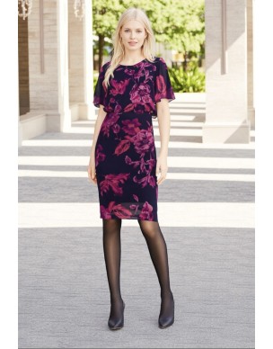 Sukienka z Szyfonu Wizytowa 46