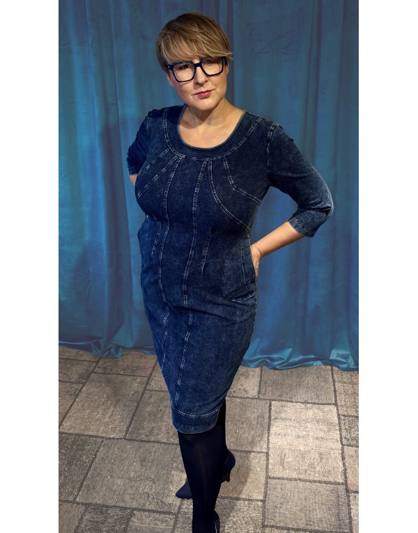 Sukienka Dżinsowa Dzianina 46 Rena Producent: Agata Re