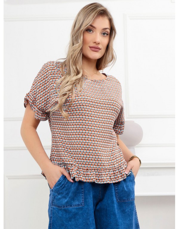 Bluzka Wiskoza Pomarańczowa  Producent: Agata Re